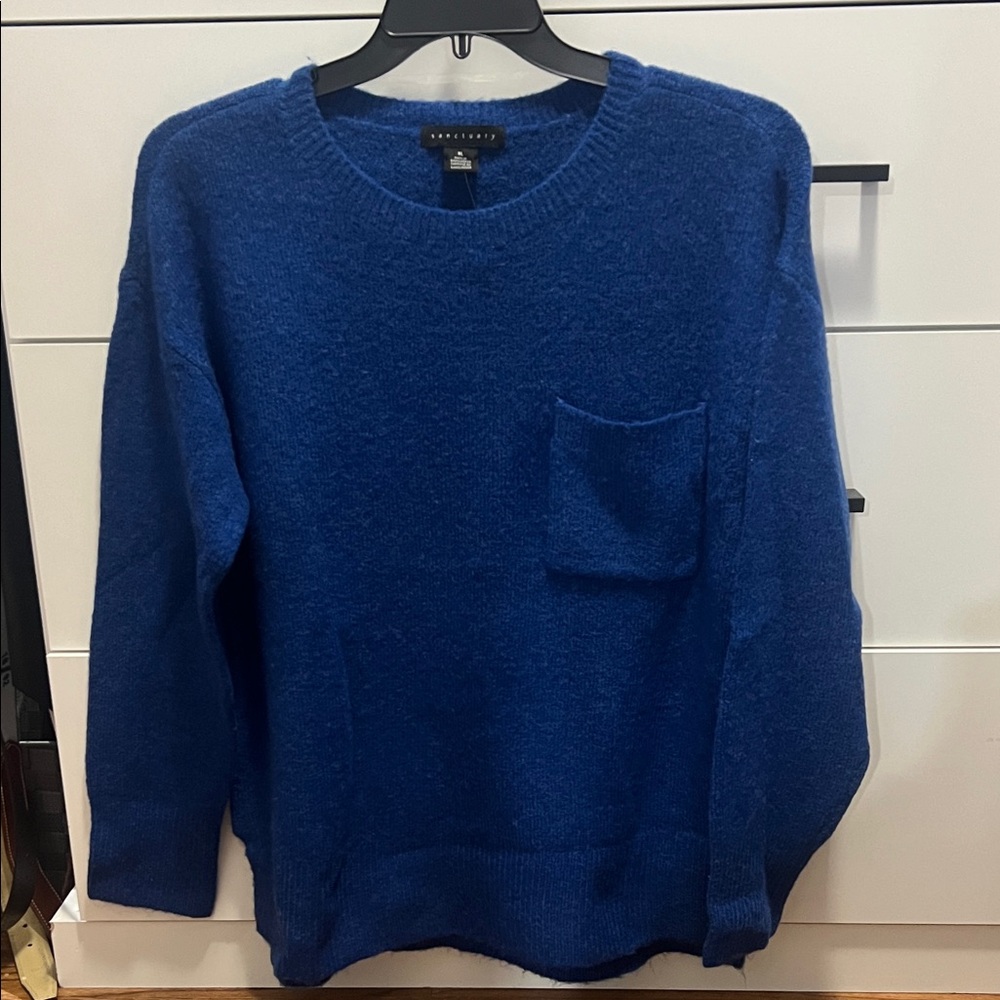 Relaxed Blue Sweater for Women